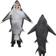 Halloween Parent-Child Shark Role-Playing Costume Adult cos Costume Clownfish Print Stage Performanc