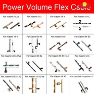 Power&Volume Button Flex Cable For Xiaomi Mi Pocophone F1 2a 3 4 4c 4i 4S 5 5c 5X 5s 6 A1 A2 A3 Plus