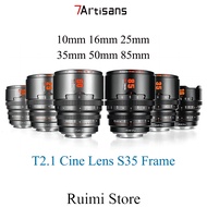 7Artisans Hope Series Cine Lens: 10mm 16mm 25mm 35mm 50mm 85mm T2.1 S35 Frame for Sony E/X /RF/M43