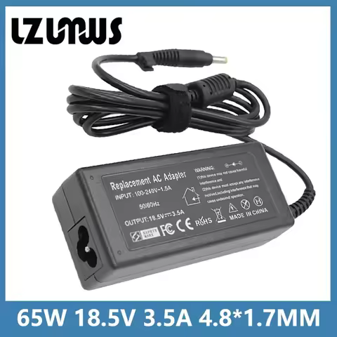 18.5V 3.5A 65W 4.8*1.7MM Adapter Charger For HP Compaq 6720S 500 510 520 530 540 550 620 625 G3000 P