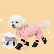 Winter Pet Apparel Jumpsuit Shoes Yorkshire Pomeranian Maltese Poodle Bichon Schnauzer Clothes Puppy