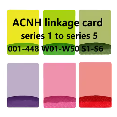 ACNH linkage card series 1 to series 5 Sanrio S1 to S6 card NTAG215 NFC Printing animal Card Work fo