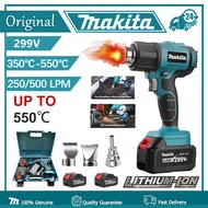 Makita Cordless Heat Gun Heat Gun with 3 Nozzles Cordless Electric Hot Gun Rechargeable Industrial H