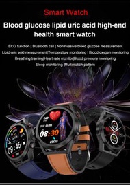 2024 新款 智能手錶 尿酸 血脂 血糖 心電 血氧 心率 血壓 體溫監測