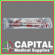 ❐✔✁SURGITECH, Disposable Syringe, Sterile, (1cc 26gx1-2''), (3cc 23gx1''), (5cc 23gx1'') 1 box