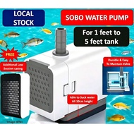 Water pump for aquarium. Durable water pump for fish tank. Available for 1 to 5ft tank.