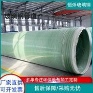 玻璃鋼煙筒脫硫除塵煙道管鍋爐廢氣排氣通風管道穿線保護管夾砂管
