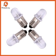 Pinkcat 5pcs E10 Led Bulb DC 3V 4.5V Instrument Bulb Indicator Bulb Flashlight Bulb MY