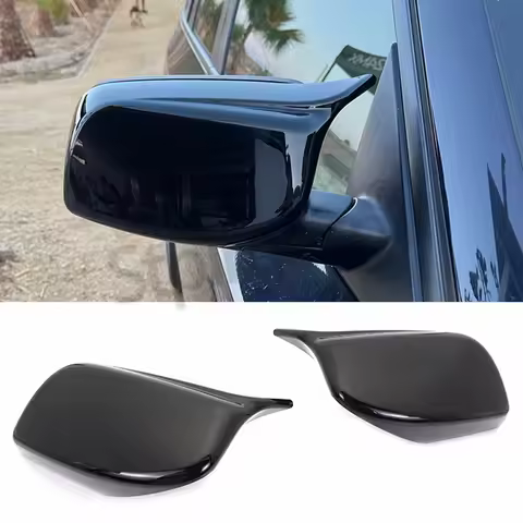 Carbon Fiber Car Rear View Door Wing Mirror Side Mirror Cover Caps Shell Case for BMW E60 E61 E63 E6