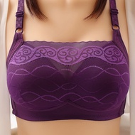 Lace bra push up wireless bra (40-90kg)36 to 42 ABC Cup Plus Size Bra Seamless