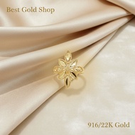22k / 916 Gold Designer Flower Ring by Best Gold Shop