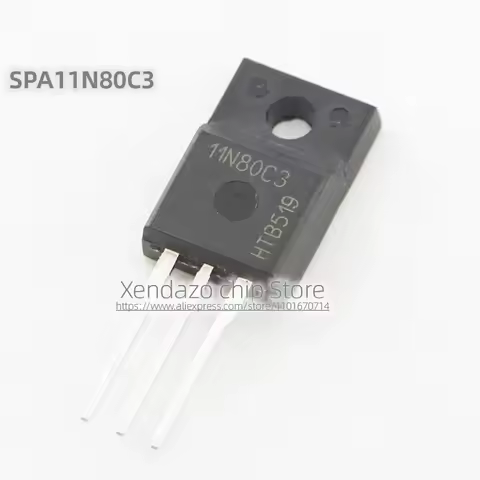 5pcs/lot SPA11N80C3 11N80C3 TO-220F package Original genuine 11A 800V MOS field-effect transistor