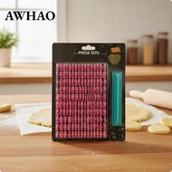 [AWHAO] Alphabet Number Stamp Set Food-Grade Letter and Symbol Stamp Stamp Cake Decoration Symbol Fo