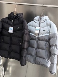 外國預訂 2色選 Nike storm fit 刺繡logo 拼色防水面料 羽絨外套