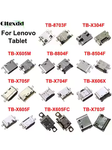 Micro USB Type-C Jack Female Socket Charging Port Connector For Lenovo Tablet TB-X605F X605L X606X X