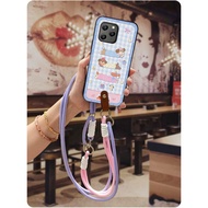 Waterproof Cute Phone Case For Blackview BV5300/Pro/Plus/Oscal S70/Pro Graffiti protective Lanyard D