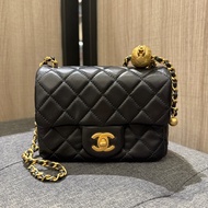 晶片款Chanel mini coco 17cm 黑羊金球 方胖子 AS1786