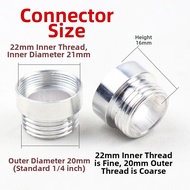 DANBIYIN | Thread Converter Adapter for Water Hoses 22mm to 20mm