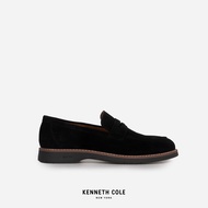KENNETH COLE รองเท้าลำลองผู้ชายรุ่น THOMAS SUEDE LOAFER BLACK สีดำ ( CAS - RS44074LE-001 )