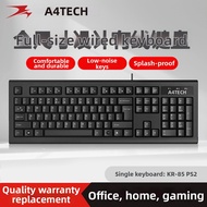 A4TECH | Wired USB Keyboard for PC Laptop Office Home Gaming