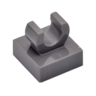 COOLPON|This Is LEGO Lego's Parts Dark Gray Sheet 1x1 Open O Clip 15712 6344022