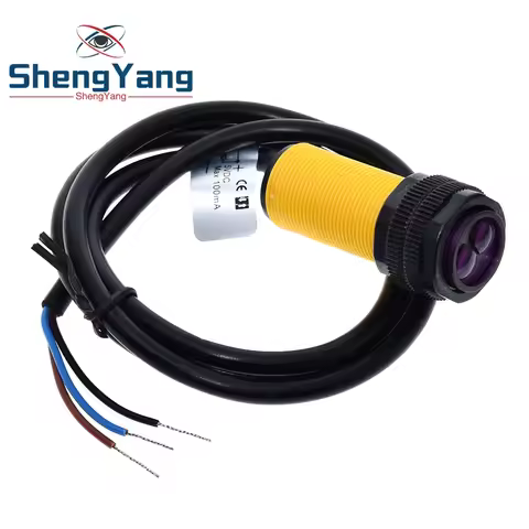 Smart Car Robot E18-D80NK Infrared Obstacle Avoidance Photoelectric Sensor Proximity Switch 3-80cm D
