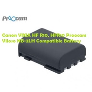 Canon VIXIA HF R10, HFR10 Proocam Viloso NB-2LH Compatible Battery