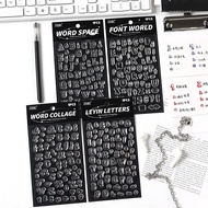 Number and Letter Transparent Stamp Digital Silicone Stamp diy Handbook stamp