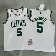 Kevin Garnett NBA Boston Celtics Hardwood Classic 2007-2008 Mitchell & Ness Mens White Jersey籃球球衣