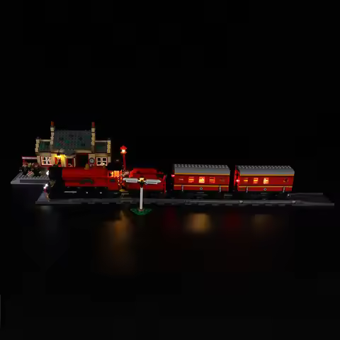 Led Light Up Kit For 76423 Express Train Set with Station Light Set DIY Toys Set (Not Included Build
