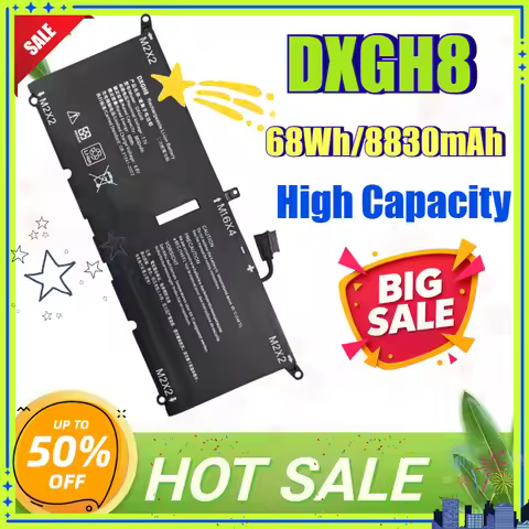 DXGH8 HK6N5 Laptop Battery for Dell XPS13 9370 9380 9305 Latitude 3301 P113G P114G P82G H754V DGV24 