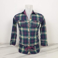 KEMEJA HOLLISTER Women's Shirt - Size S - Chest Width 44 cm - 100% Original - Scd