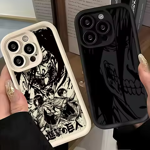 Anime Attacks on Titans Phone Case for Motorola Moto Edge G15 G24 50 G35 G05 G34 E14 G75 G PLAY G85 