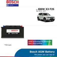 Bosch ST Hightec AGM LN5 / DIN92 Battery for BMW X3 F25 (12-month warranty)