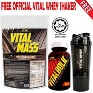 Vitalbolic Muscle Growth Activator+Vital Mass Halal 1kg (Choc) +Vital Shaker vs Stanabol vs Meso X v