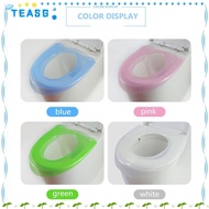 TEASG Toilet Seat Cover Hot Washable Pure Color Pad Bidet Cover