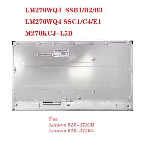 NEW LCD Screen LM270WQ4 SSB1 SSB2 LM270WQ4 SSB3 SSC1 SSE1 M270KCJ-L5B LM270WQ4 (SS)(B3) For Lenovo 5