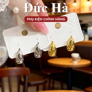 AY piercing earring Set with many optional designs studded with gold/silver-plated artificial pearls