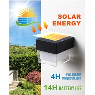 Solar Outdoor Wall Light IP65 Waterproof LED Facade Wall Lamp 4W Wireless Street Porch Garden Lighti