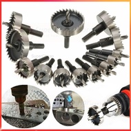 หัวเจาะรู ดอกสว่านเจาะรู ดอกสว่านไฟฟ้า แข็งแรงทนทาน สำหรับงานไม้ เหล็ก เซ็ต13ชิ้น/Hole punch head dr