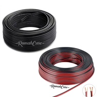 Kabel DC 2 Jalur 14 Serabut 5v 12v 24v per 5 meter 5m cable meteran merah hitam untuk led strip bate