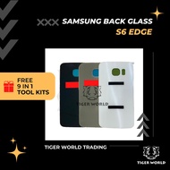 TigerWorld SAMSUNG S6 EDGE BATTERY COVER BACK GLASS HOUSING, BACK GLASS, BACK COVER BATTERY HOUSING