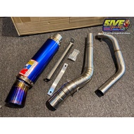 NLK ORIGINAL EXHAUST OPEN (32-35-44-53) HD/BIG CORK BLUE - RS150 / RSX