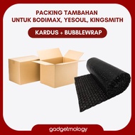 Cardboard + Bubblewrap Additional Packing Bodimax Yesoul Kingsmith Gadgetmology Carton Box