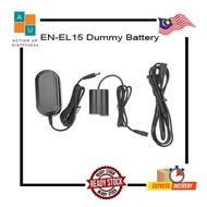 EN-EL15 Dummy Battery EP-5B DC Coupler for Nikon D800/810/500/600/610/750