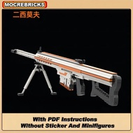 Trò chơi Súng quân sự công nghệ cao M82A1 Súng trường bắn đạn MOC Mô hình khối Đồ chơi cho người lớn