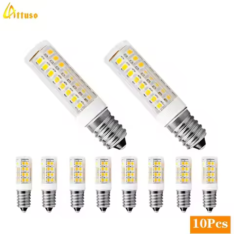 10pcs/lot LED Lamp E14 3W 5W 7W 9W AC 220V 240V Bombillas Led Light Corn Bulb SMD2835 Crystal Candle