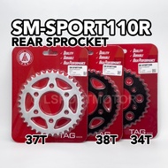 SM SPORT 110R REAR SPROCKET (34T/37T/38T) SMSPORT110R SMSPORT 110R SM-SPORT 110R
