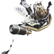 Small Motorcycle Modified Exhaust Pipe Muffler MT-07 Hexagonal Exhaust MT07 Front Section FZ07 Scorp