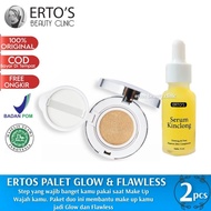 ERTO'S SKINCARE DUO GLOW & FLAWLESS PACKAGE ORIGINAL BPOM (CINCLONG SERUM + EE AIRCUSHION)